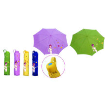 City Girl Print 3 Falten Handbuch Compact Umbrella (YS-3F21083002R)